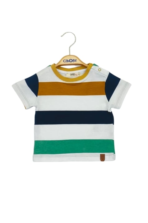 Детска тениска за момче, шарен цвят