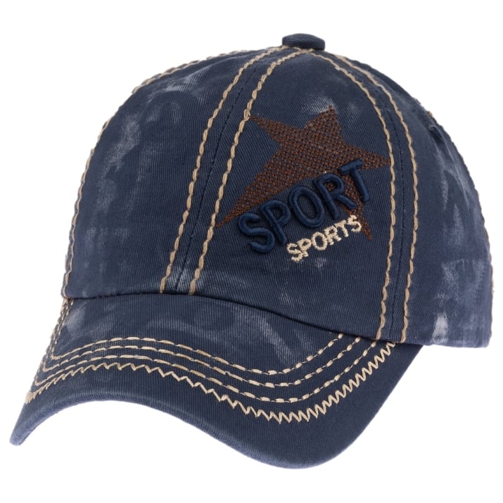 Детска шапка за момче,син цвят