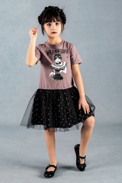 Рокля къс ръкав Wednesday