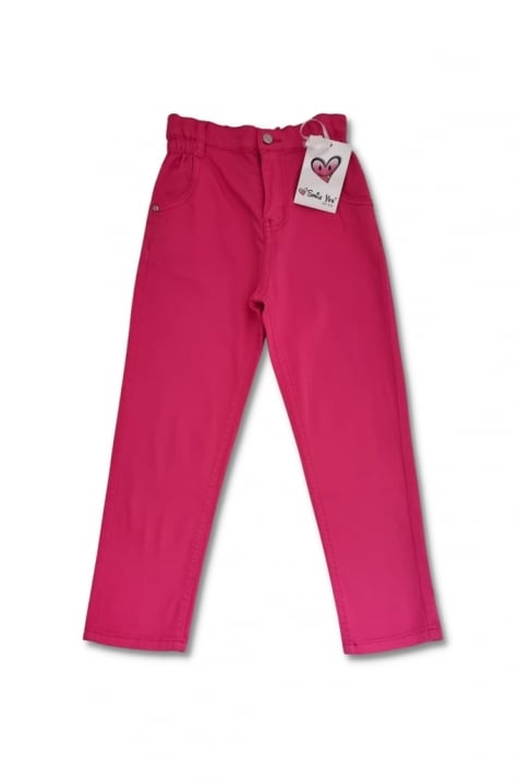 Детски панталон момиче , розов цвят