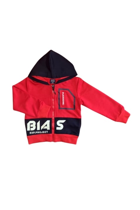 Детски суитшърт момче,червен цвят