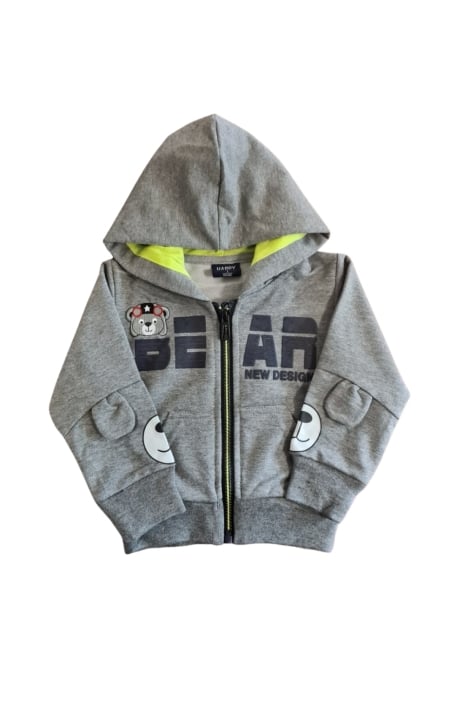 Детски суитшърт за момче,сив цвят
