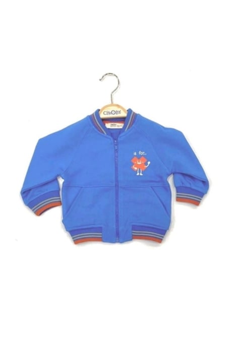 Детски суитшърт момче, син цвят