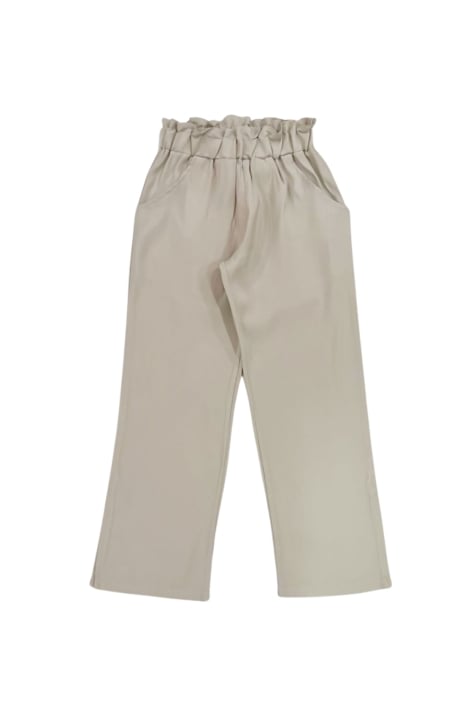 Детски панталон за момиче, бежов цвят