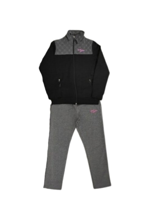 Детски спортен екип момиче, сив цвят