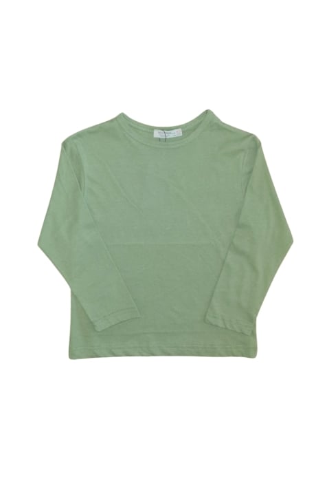 Детска блуза   дълъг ръкав,зелен цвят