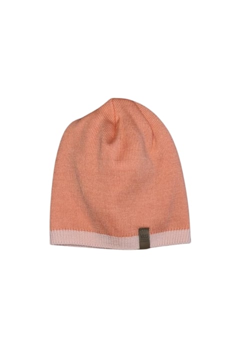Детска шапка момиче, оранжев цвят 