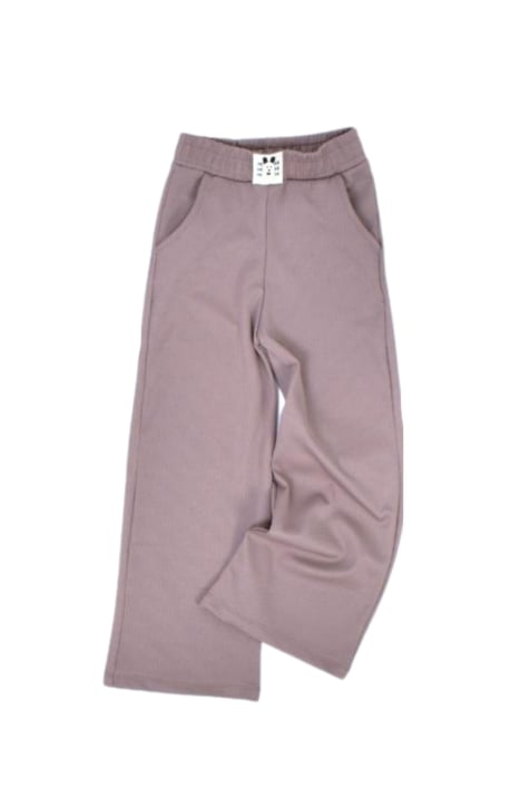 Детски спортен панталон момиче, кафяв цвят