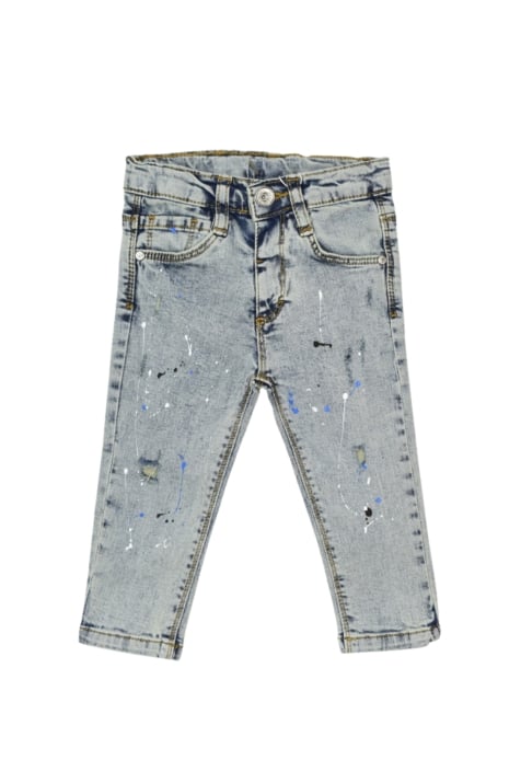 Детски дънки момче, син цвят