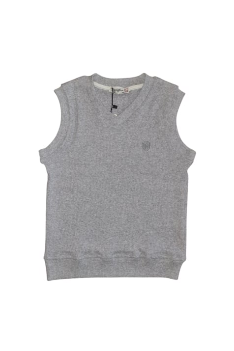 Детски елек момче,сив цвят