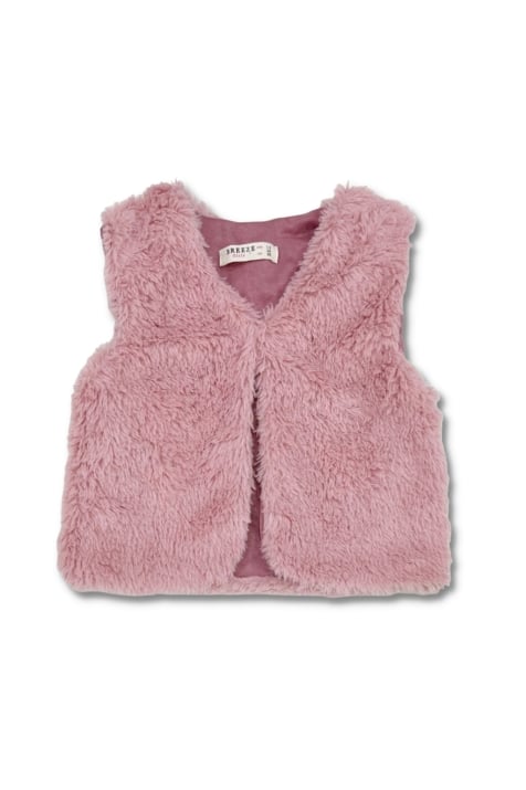 Детски елек момиче, розов цвят