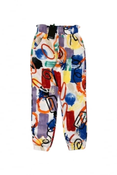 Детски панталон за момиче, шарен цвят