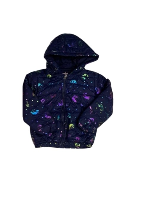 Детско яке момиче, син цвят