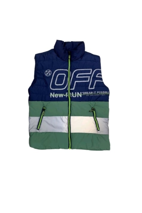 Детска грейка момче,синьо и зелено