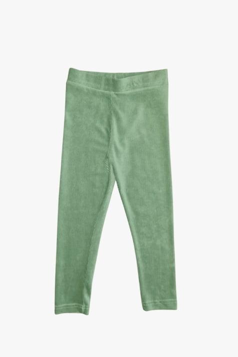 Детски панталон момиче, зелен цвят