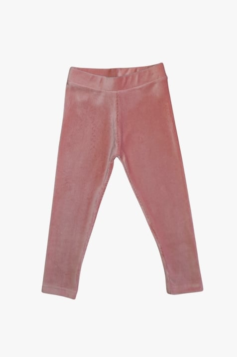 Детски панталон момиче, тъмно розов цвят