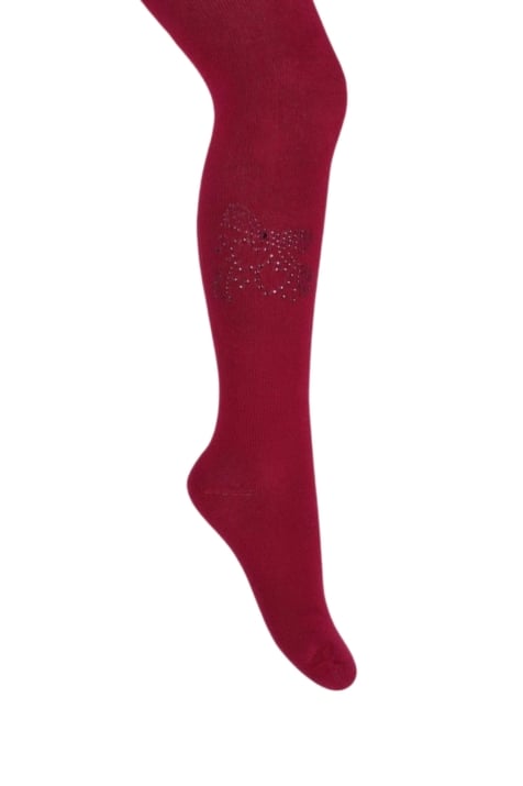 Детски чорапогащник момиче вата, червен цвят