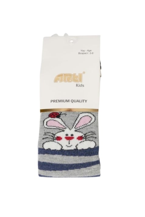 Детски чорапогащник момиче, сив цвят