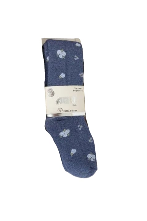 Детски чорапогащник момиче, син цвят