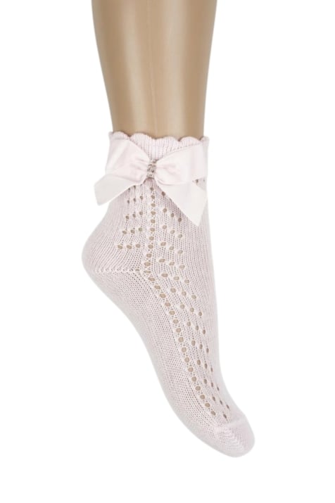 Детски чорапи момиче, розов цвят