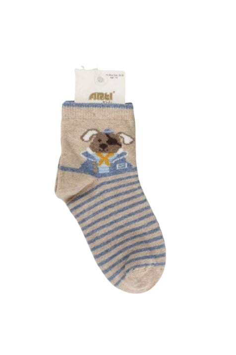 Детски чорапи за момче,бежов  цвят