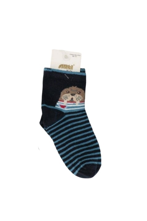 Детски чорапи за момче,син цвят