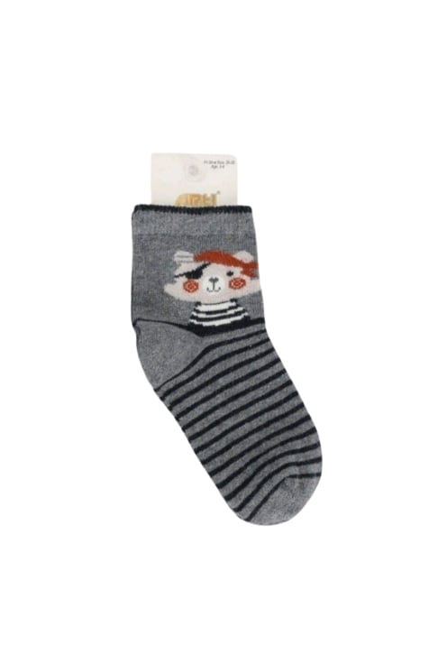 Детски чорапи за момче,сив цвят