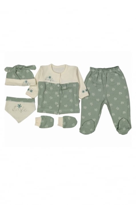 Детски комплект за изписване 5 части, зелен цвят