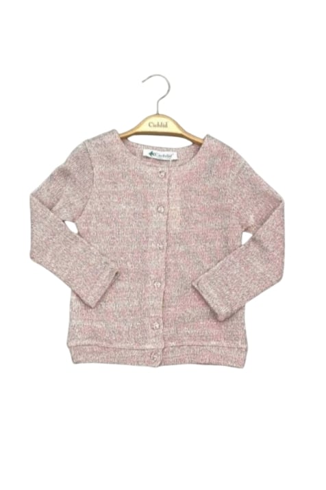 Детска жилетка момиче, розов цвят