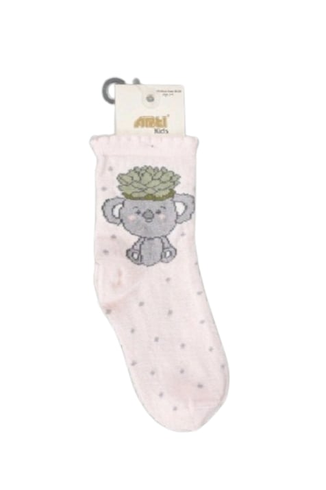 Детски чорапи момиче, розов цвят