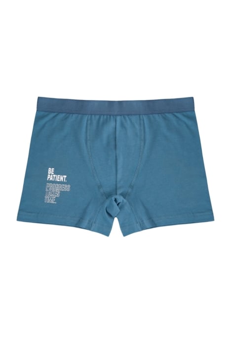 Детски боксер за момче, цвят тюркоаз