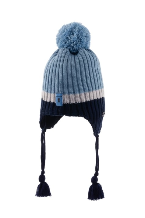 Детска шапка за момче,син цвят