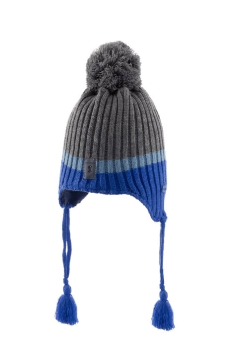 Детска шапка за момче,сив  цвят