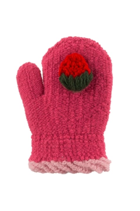 Детски ръкавици момиче, цвят циклама