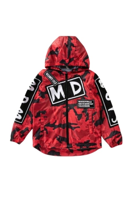 Детско яке момче, червен цвят