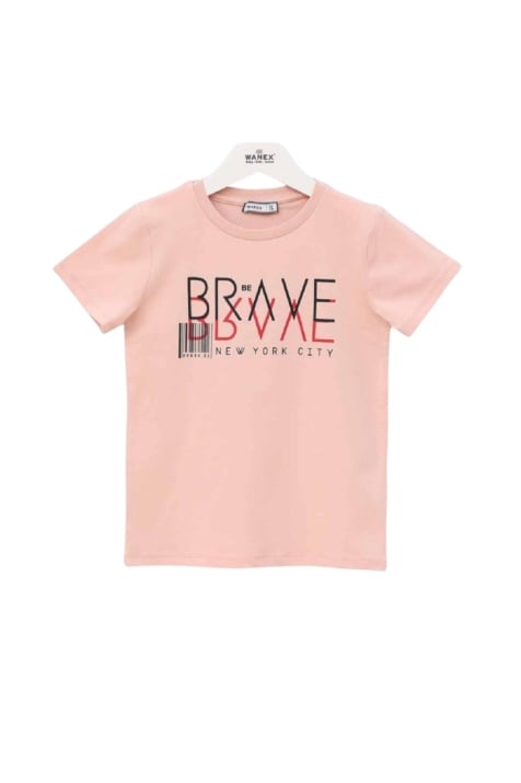 Детска тениска за момче,в розое цвят