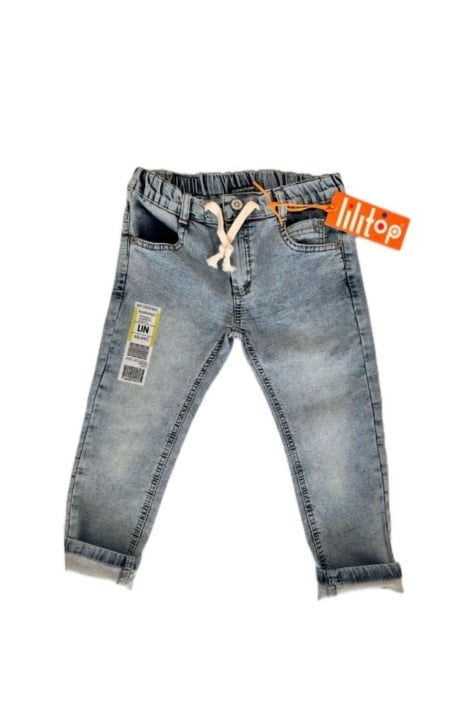 Детски дънки момче, син цвят