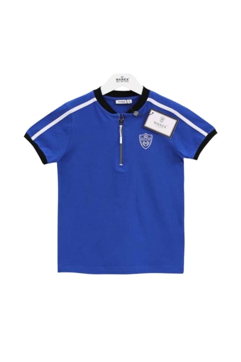 Детска тениска за момче в син цвят