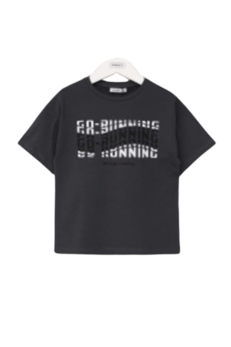 Детска тениска за момче,сив цвят