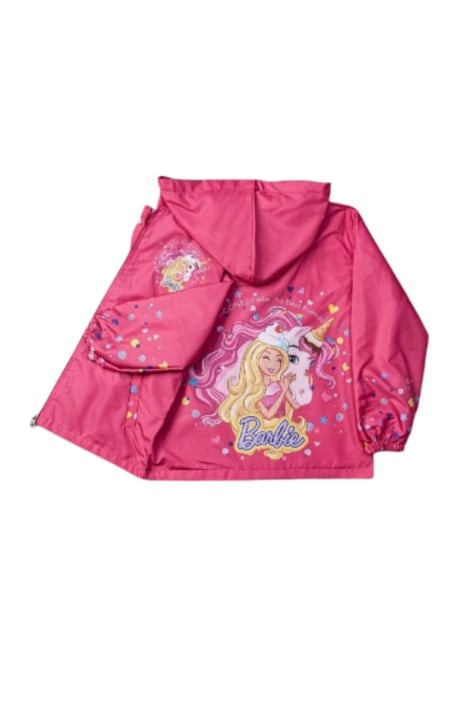 Детско яке момиче Barbie , цикламен цвят