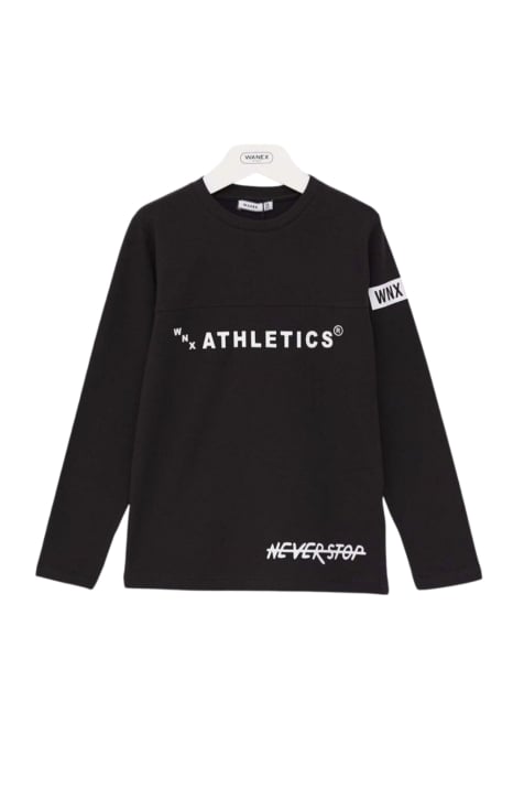 Детска блуза момче дълъг ръкав,черен цвят