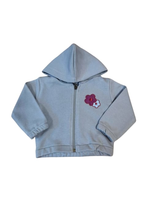 Детски суитшърт момиче, сив цвят