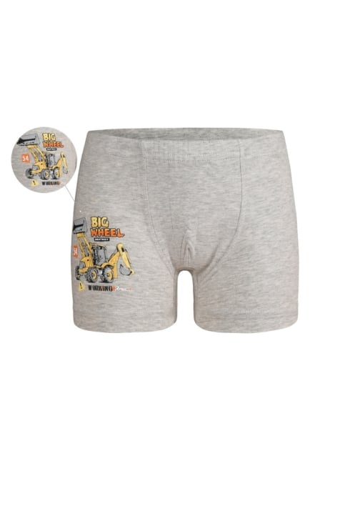 Детски боксер за момче,сив цвят