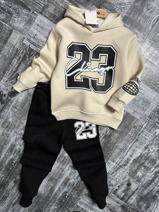 Комплект момче дълъг ръкав вата 