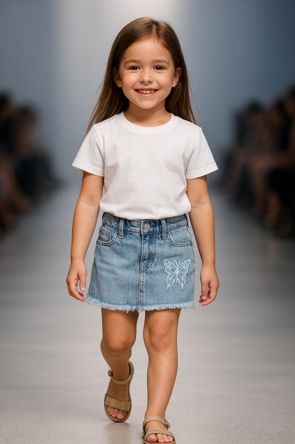 Детска пола от деним