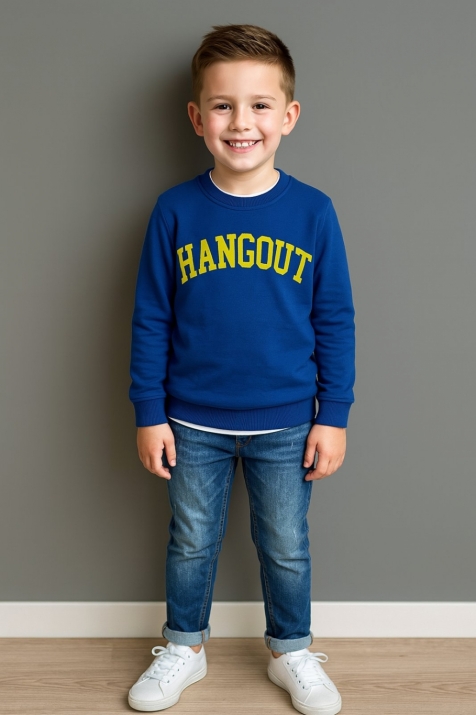 Детски дънки за момче,  син цвят