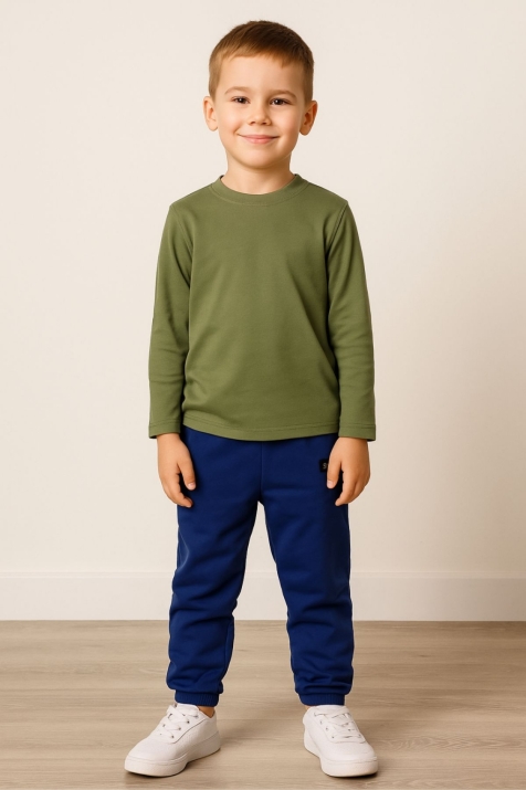 Детска долница за момче, син цвят