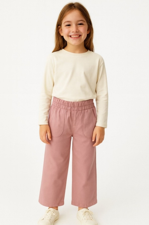 Детски панталон за момиче, розов цвят