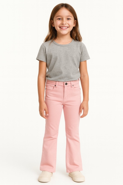 Детски панталон за момиче, розов цвят