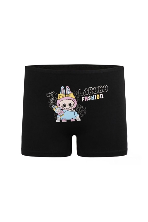 Детски боксер за момиче, черен цвят